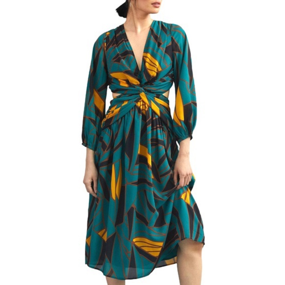 Ranna Gill Anthropologie Cut Out Dress NWT, Size Medium